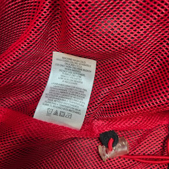 Starter Lightweight Windbreaker Jacket Gray Red Mesh L 42-44 Full Zip - Picture 8 of 14